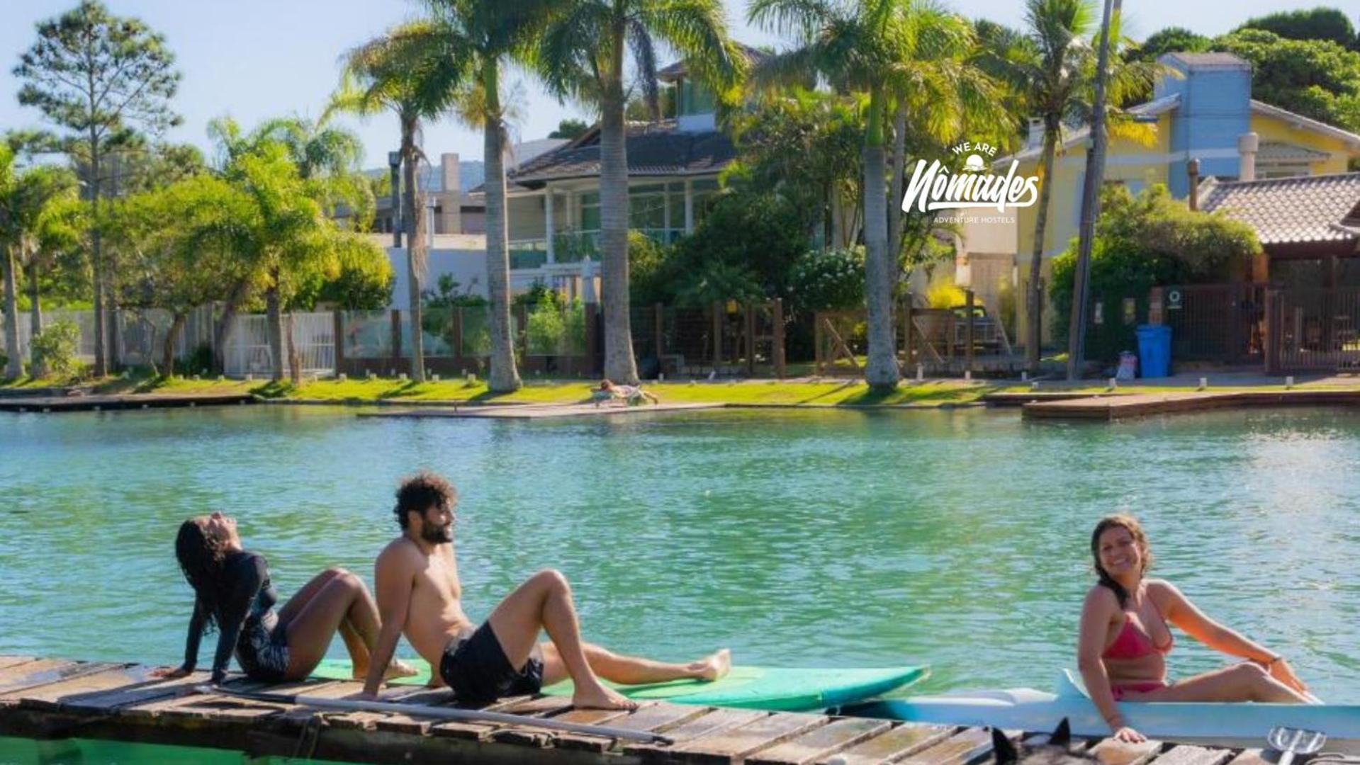 Nomades Riverside - Adventure Hostels & Coworking Florianopolis Bagian luar foto